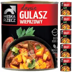 MĘSKA RZECZ GULASZ WIEPRZOWY danie gotowe STOCZEK 6x830g zgrzewka