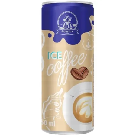 KAWA MROŻONA ICE COFFEE Łowicz 250ML PUSZKA