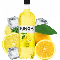 KINGA PIENIŃSKA SPARCLINO CYTRYNA Napój gazowany LEMON 1L butelka PET