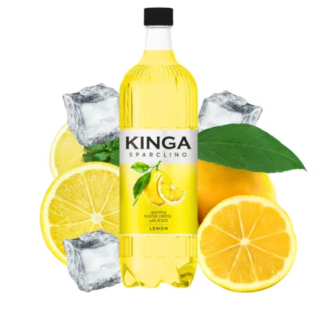 KINGA PIENIŃSKA SPARCLINO CYTRYNA Napój gazowany LEMON PET 6x1L zgrzewka
