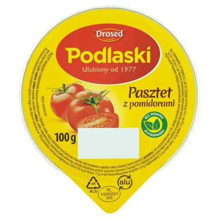 DROSED Pasztet drobiowy z POMIDORAMI 100g