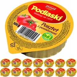 DROSED Pasztet drobiowy z POMIDORAMI 15x100g KARTON