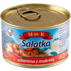 MK SAŁATKA PIKANTNA z makrelą 170g puszka