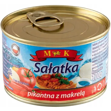 MK SAŁATKA PIKANTNA z makrelą 170g puszka