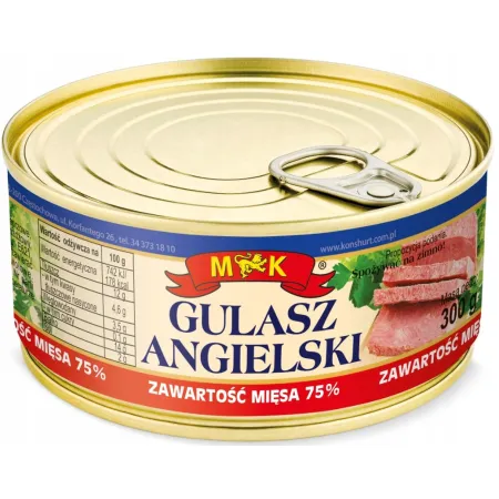 MK GULASZ ANGIELSKI konserwa 300g