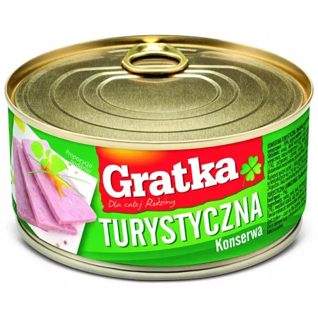 GRATKA Konserwa TURYSTYCZNA Sokołów Canned Meat 300g