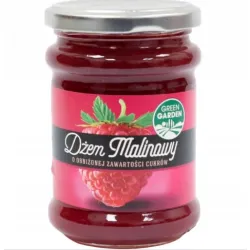GREEN GARDEN Dżem malinowy niskosłodzony 280g
