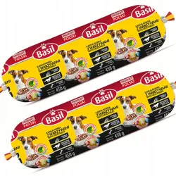 BASIL BATON Z WARZYWAMI 2szt PIES 450g karma mokra dla psa