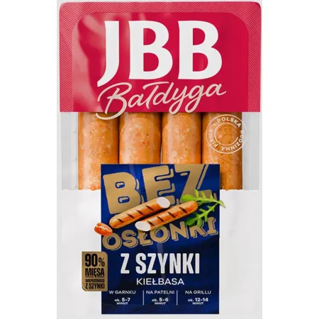 JBB KIEŁBASA Z SZYNKI BEZ OSŁONKI 850g