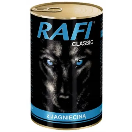 Karma dla psa Rafi Classic puszka 1240 g jagnięcina