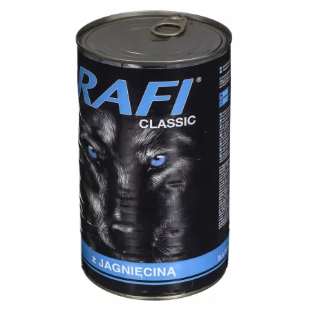 Karma dla psa Rafi Classic puszka 1240 g jagnięcina