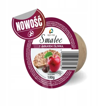 AGRO-TOP SMALEC SMAKOWY Z MORELĄ I CURRY 180g kubek