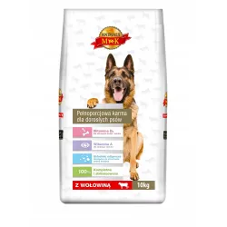 MK ANIMALS KARMA PIES DLA PSA Z WOŁOWINĄ 10KG sucha karma worek dla psów