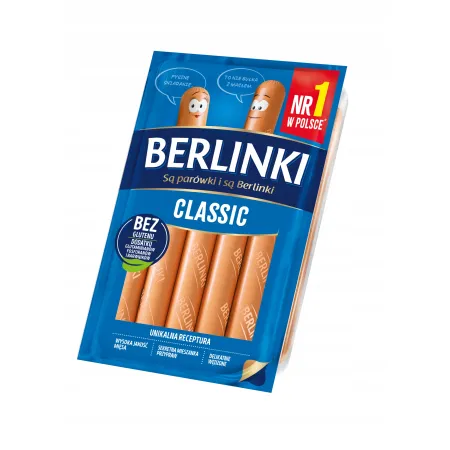 PARÓWKI BERLINKI CLASSIC 225G