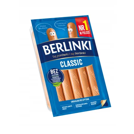 PARÓWKI BERLINKI CLASSIC 225G