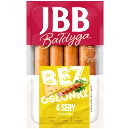 JBB KIEŁBASA 4 SERY BEZ OSŁONKI ok 680g