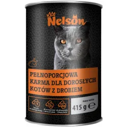NELSON Karma dla kota z drobiem 415g puszka kot DRÓB