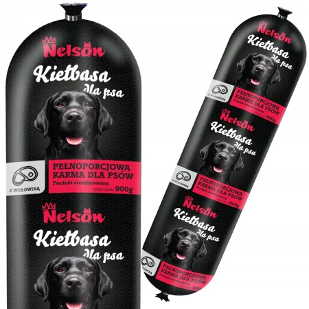 NELSON KARMA DLA PSA WOŁOWINA 900g baton