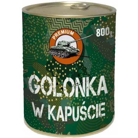 ANKOR Golonka w kapuście konserwa z mięsem wieprzowym i kapustą puszka 800g