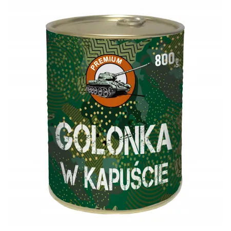 ANKOR Golonka w kapuście konserwa z mięsem wieprzowym i kapustą puszka 800g