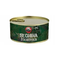 ANKOR SŁONINA WOJSKOWA ŻOŁNIERSKA Premium 280g KONSERWA MIĘSNA puszka