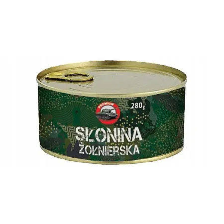 ANKOR SŁONINA WOJSKOWA ŻOŁNIERSKA Premium 280g KONSERWA MIĘSNA puszka