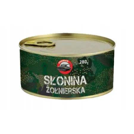 ANKOR SŁONINA WOJSKOWA ŻOŁNIERSKA Premium 280g KONSERWA MIĘSNA puszka