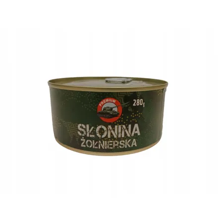 ANKOR SŁONINA WOJSKOWA ŻOŁNIERSKA Premium 280g KONSERWA MIĘSNA puszka