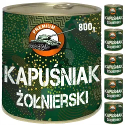 ANKOR 6x Zupa kapuśniak żołnierski puszka 800 g zgrzewka