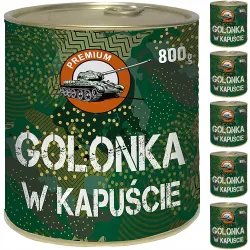 ANKOR 6x Golonka w kapuście z mięsem wieprzowym i kapustą puszka 800g x6