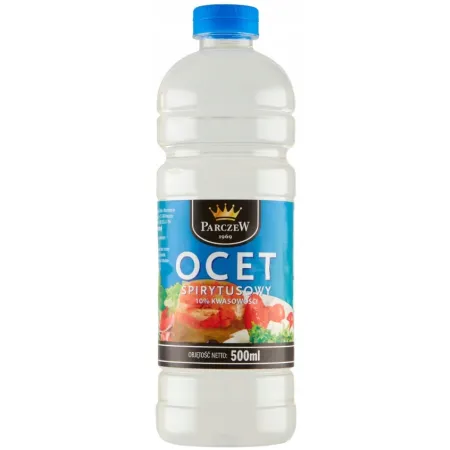 PARCZEW Ocet spirytusowy 10% kwasowości PET 500 ml 0,5l