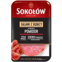 SOKOŁÓW SALAMI Z DĘBICY W OBSYPCE POMIDOR 100g