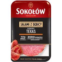 SOKOŁÓW SALAMI Z DĘBICY W OBSYPCE TEXAS 100g