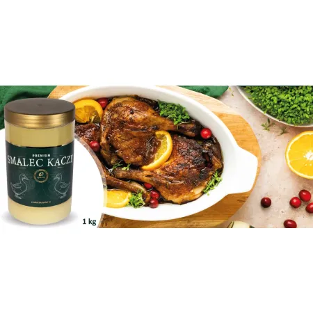 AGRO-TOP SMALEC KACZY PREMIUM 1KG ZAKRĘCANY SŁOIK PET