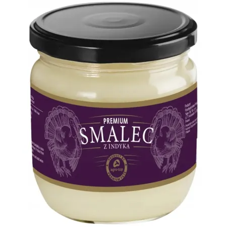 AGRO-TOP SMALEC Z INDYKA PREMIUM słoik 320g