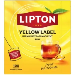 LIPTON Yellow Label herbata czarna 100 torebek 200g