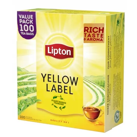 LIPTON Yellow Label herbata czarna 100 torebek 200g