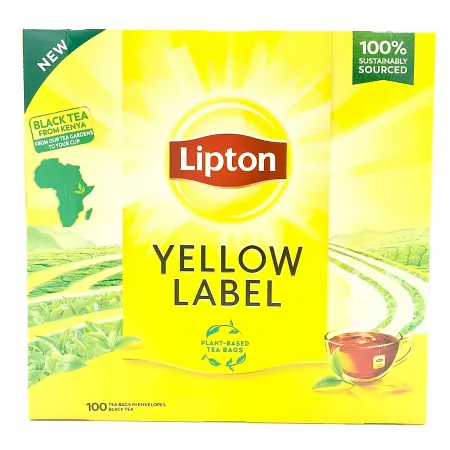 LIPTON Yellow Label herbata czarna 100 torebek 200g