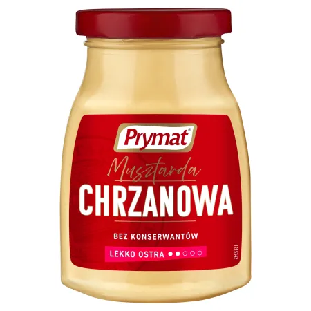 PRYMAT Musztarda CHRZANOWA 185 g