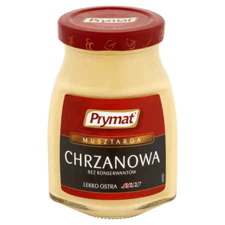 PRYMAT Musztarda CHRZANOWA 185 g
