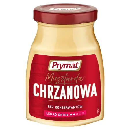 PRYMAT Musztarda CHRZANOWA 185 g