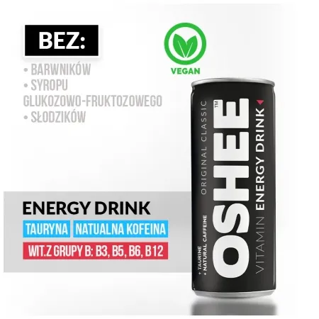 Oshee Napój izotoniczny multiwitamina 750ml niebieska butelka