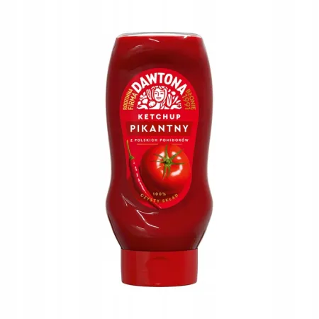 DAWTONA KETCHUP PIKANTNY Czysty skład 444g