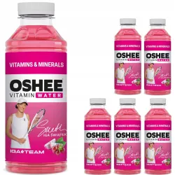 OSHEE VITAMIN WATER witaminy minerały czerwone winogrona 6x 555 ml zgrzewka