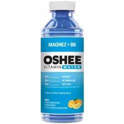 OSHEE VITAMIN VATER magnez+B6 cytryna pomarańcza butelka 555ml