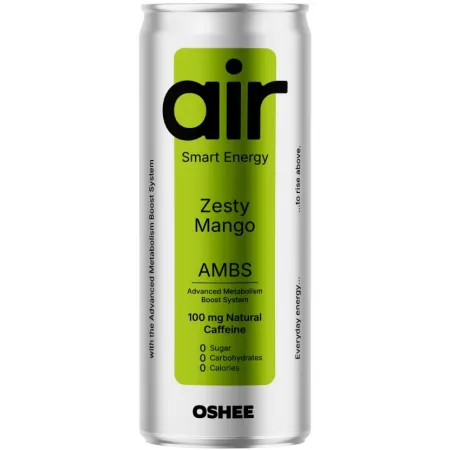 OSHEE AIR SMART energy drink mango bez cukru 250ml puszka