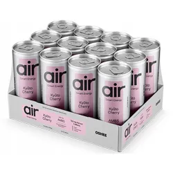OSHEE AIR SMART ENERGY KYOTO CHERRY wiśnia bez cukru 250ml x12 szt ZGRZEWKA