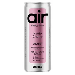 OSHEE AIR SMART ENERGY KYOTO CHERRY wiśnia bez cukru 250ml puszka