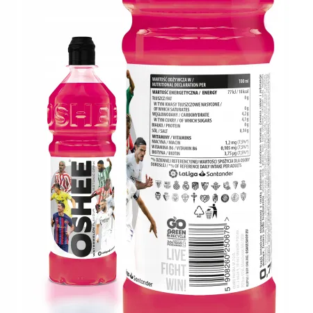 OSHEE Isotonic Drink ARBUZ WATERMELON 6x750ml zgrzewka