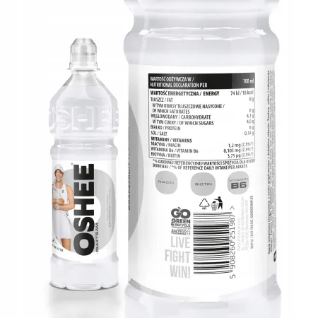 OSHEE Isotonic Drink grejpfrutowy 750ml butelka